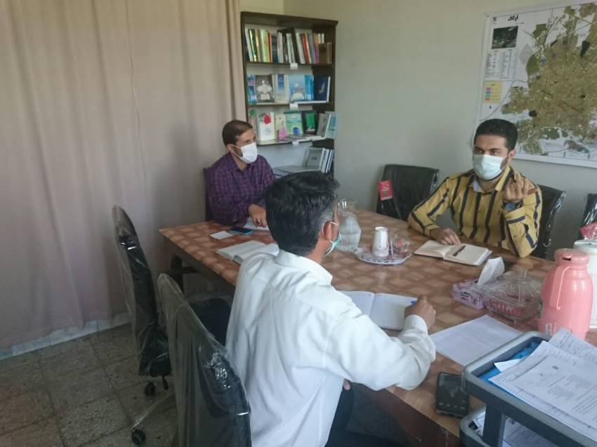 جلسه مشترک همفکری و هم افزایی در خصوص کاهش آسیب های اجتماعی با حضور رئیس محترم اداره بهزیستی شهرستان اراک و معاون اجتماعی سپاه روح ا...